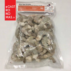Baltosios Tigrinės krevetės, 1 kg